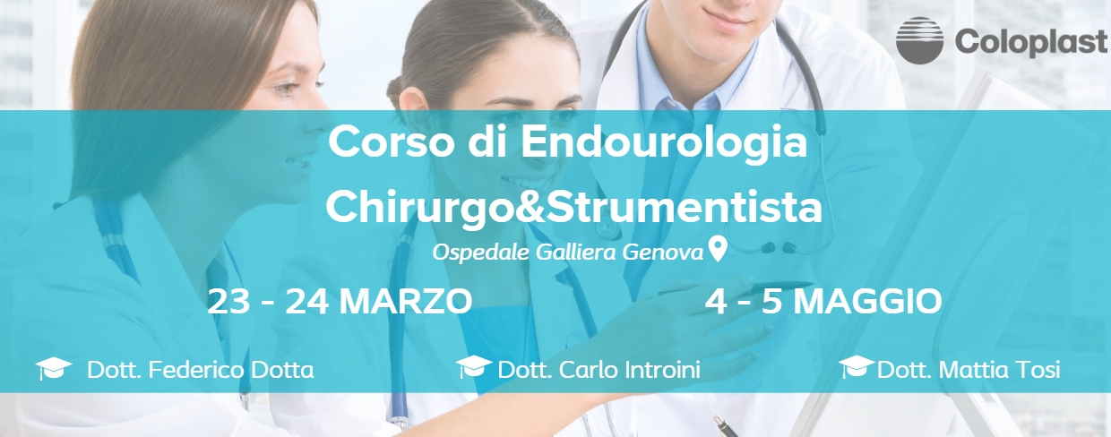 Corso di Endourologia Chirurgo & Strumentista - 23-24 Marzo-4-5 Maggio 2023