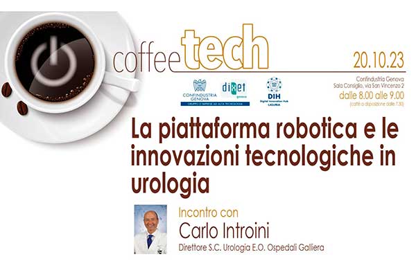 Coffee Tech – La piattaforma robotica e le innovazioni tecnologiche in urologia – 20 Ottobre 2023